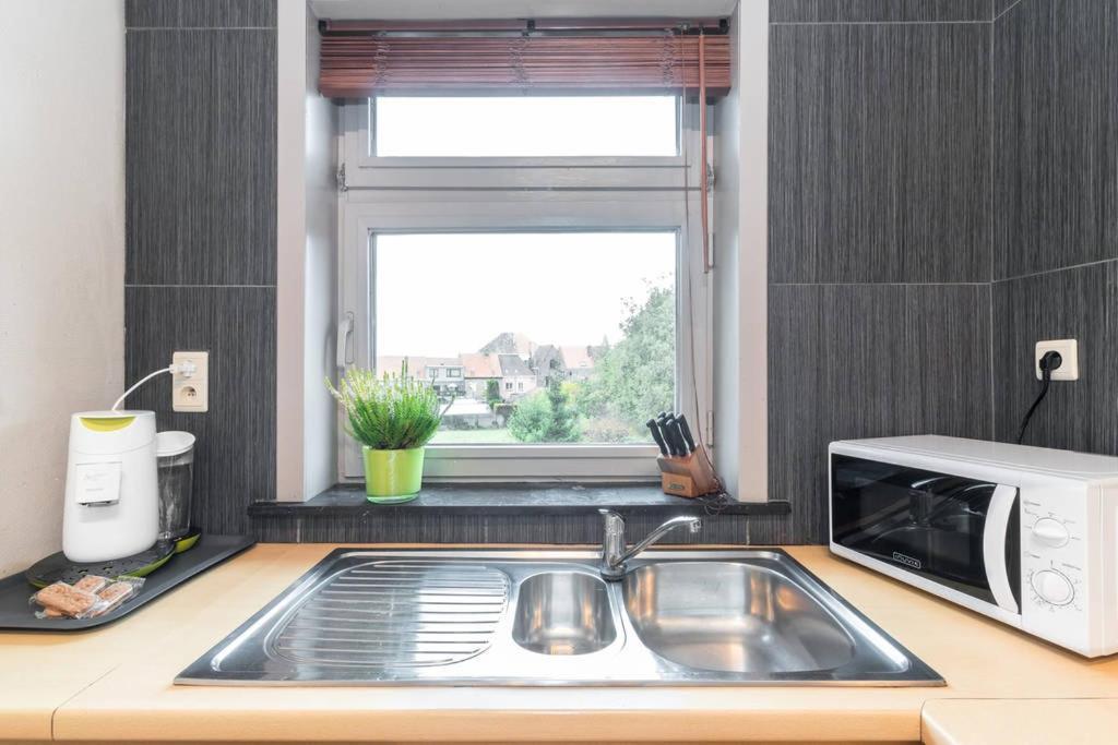 Charmant appartement met zicht Damse vaart @Brugge Buitenkant foto